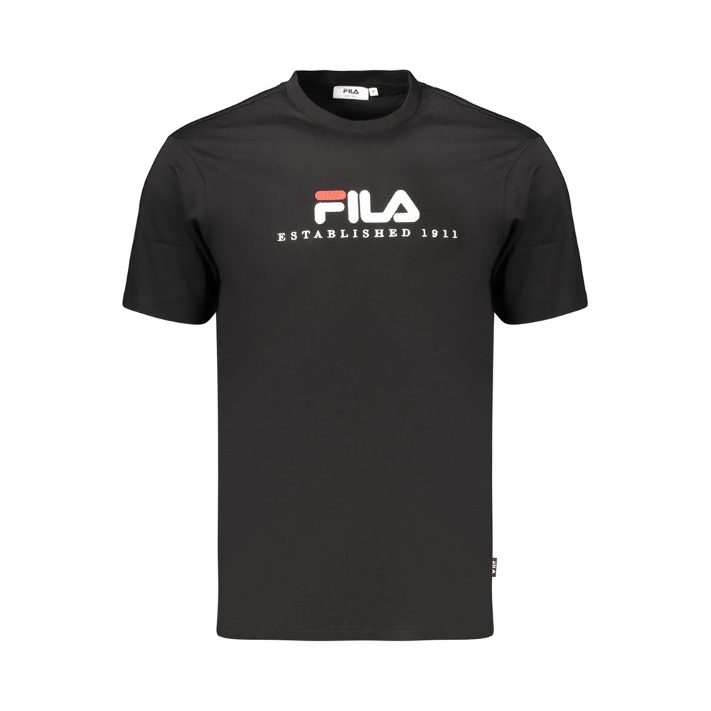 Black Cotton Men's T-Shirt