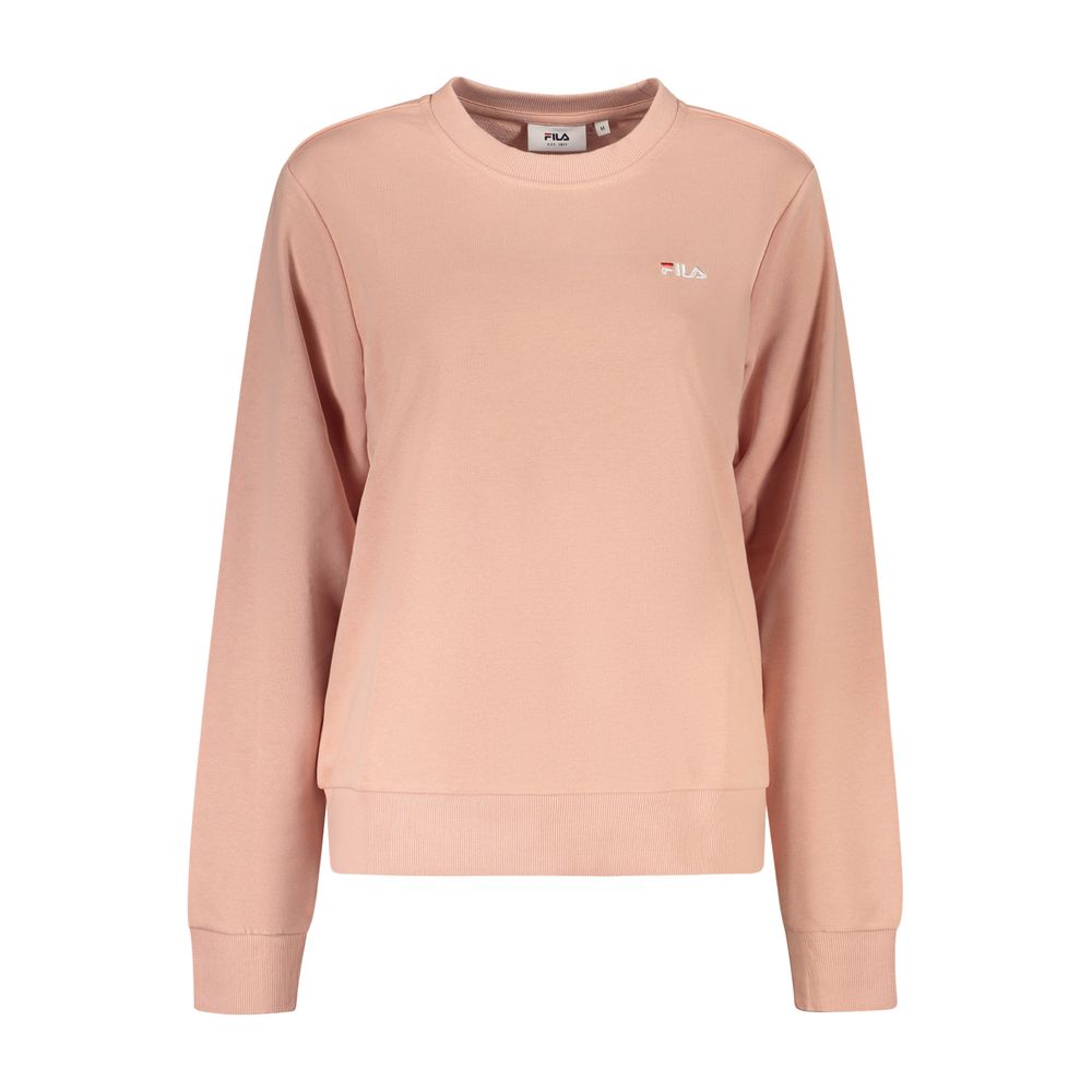 Pink Cotton Women's Sweatshirt