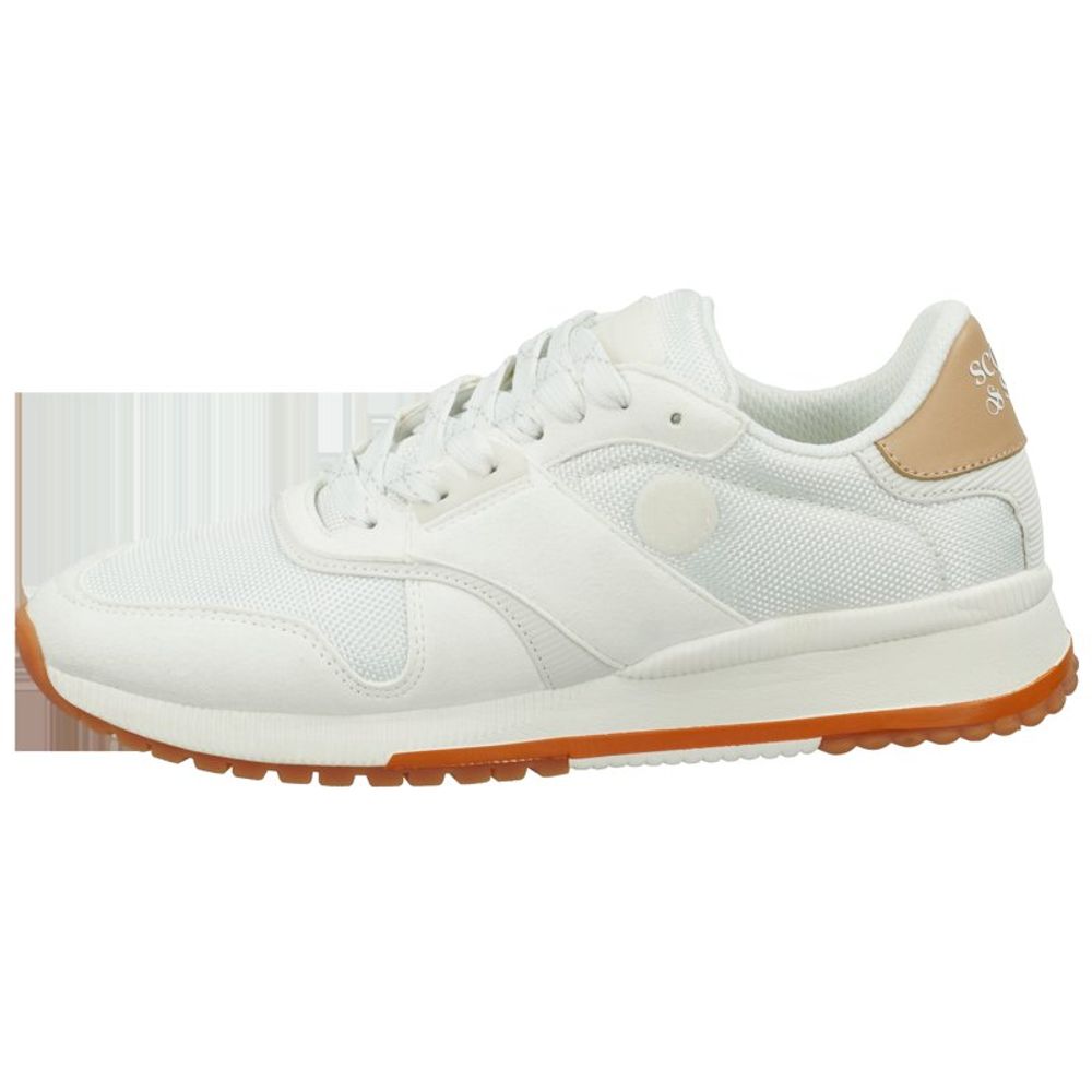 White Leather Athletic Sneakers