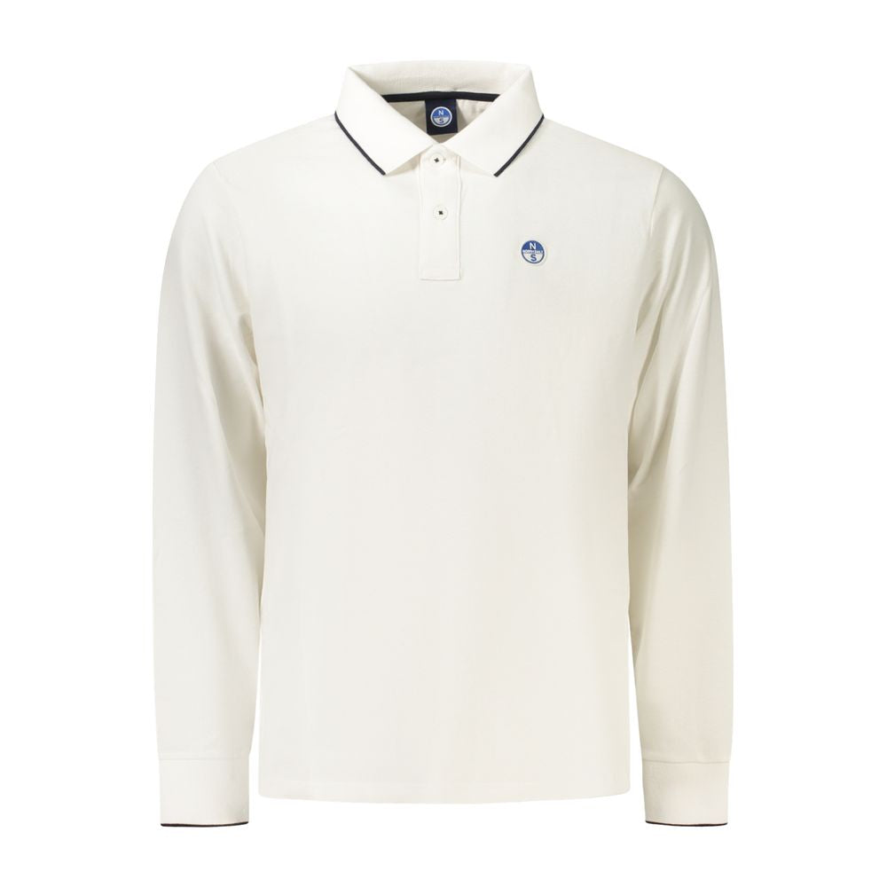 White Cotton Men's Polo