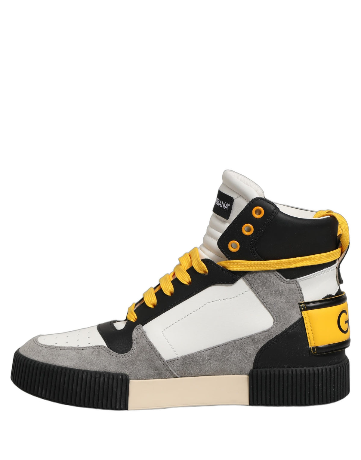 Multicolor Leather High Top Sneakers Shoes
