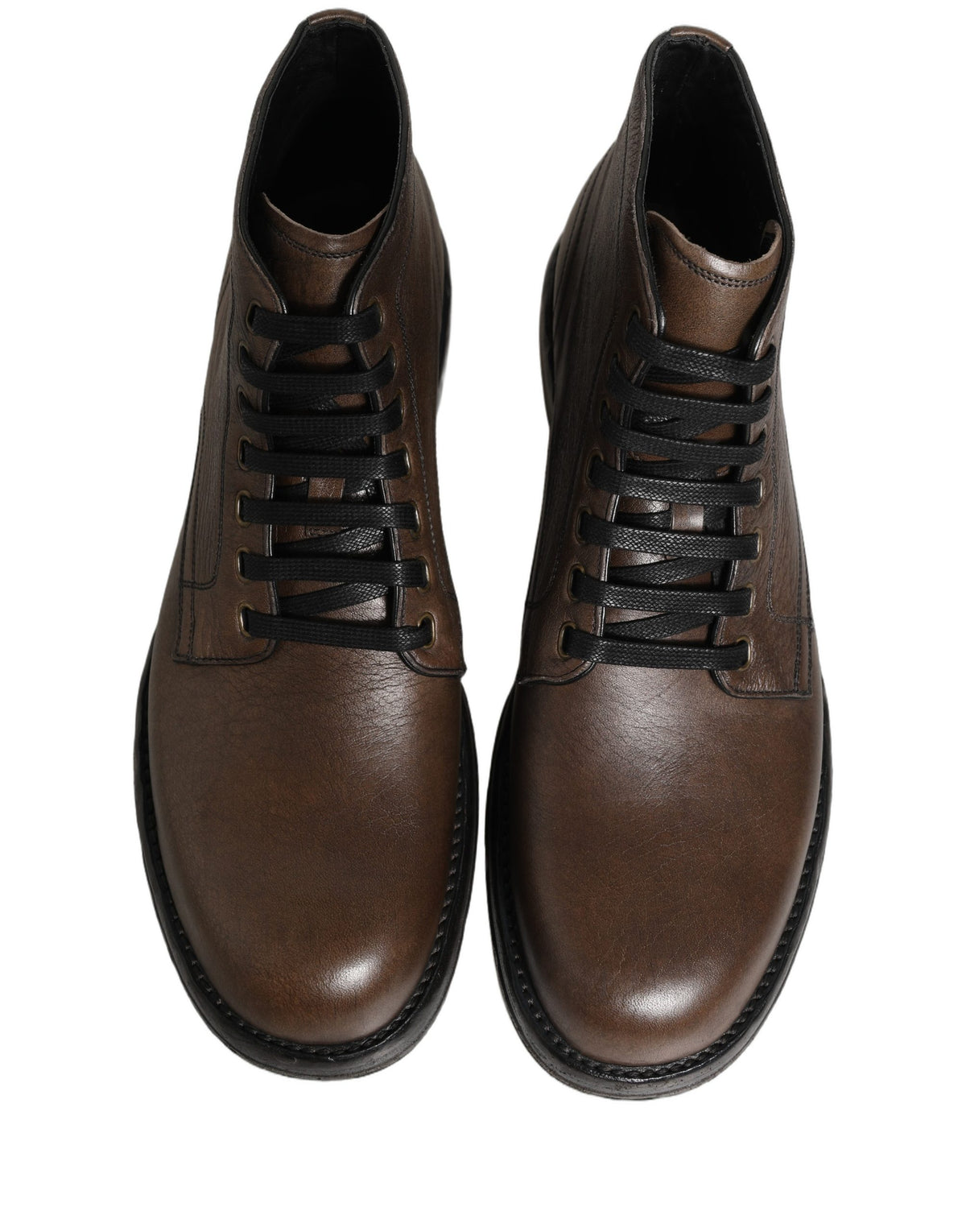 Brown Perugino Leather Men Ankle Boots Shoes