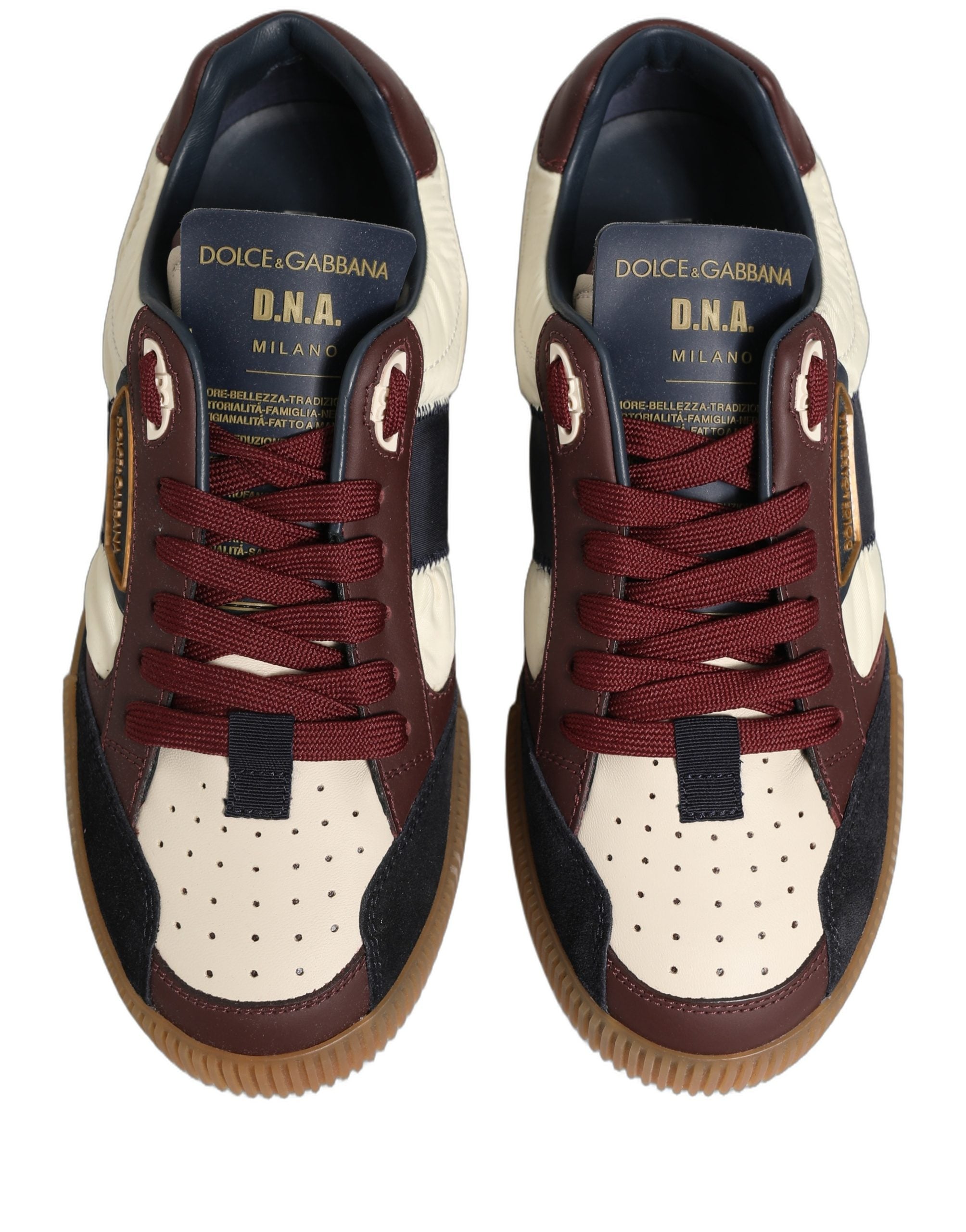 Multicolor Leather MIAMI Low Top Men Sneakers Shoes