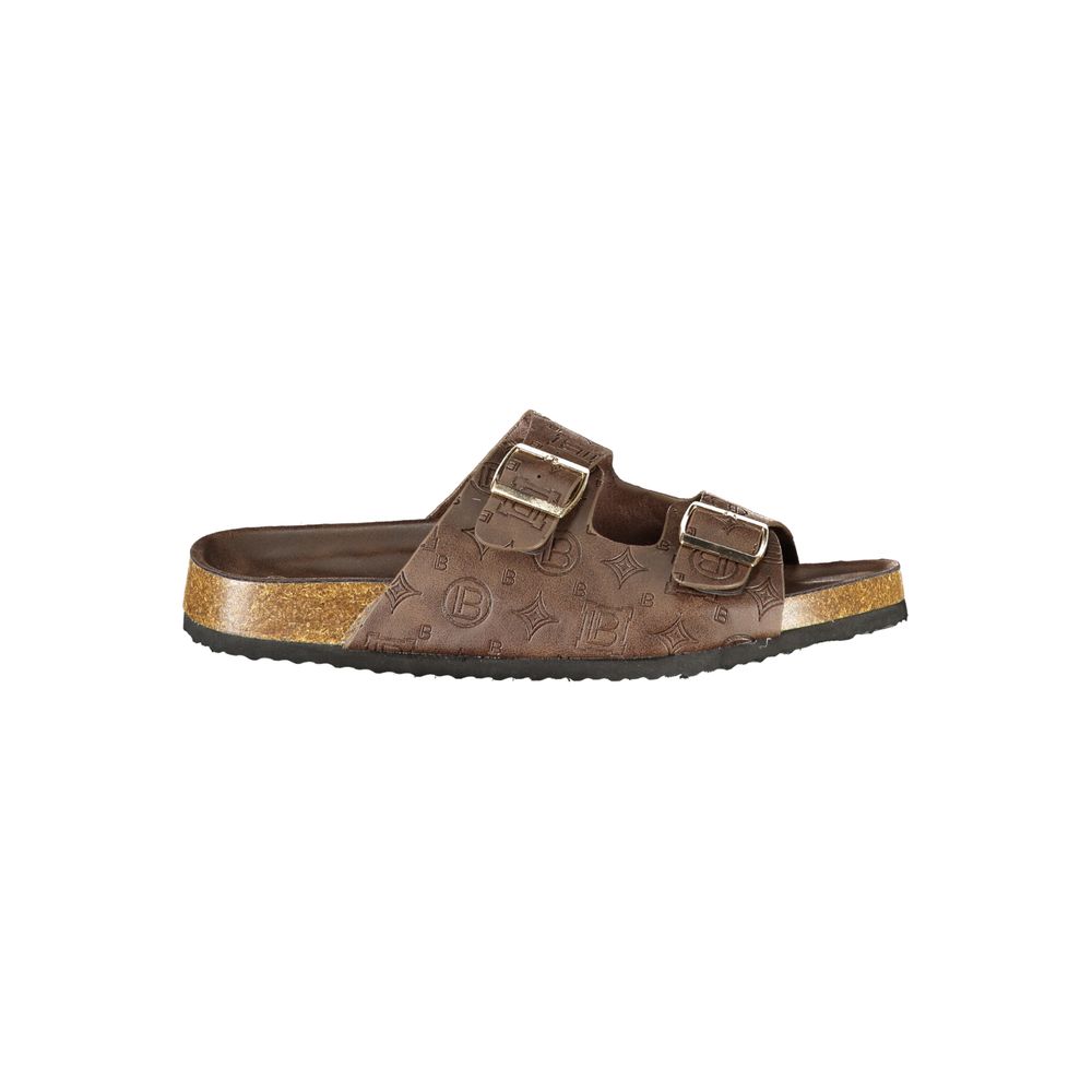 Brown Polyurethane Women's Sandal