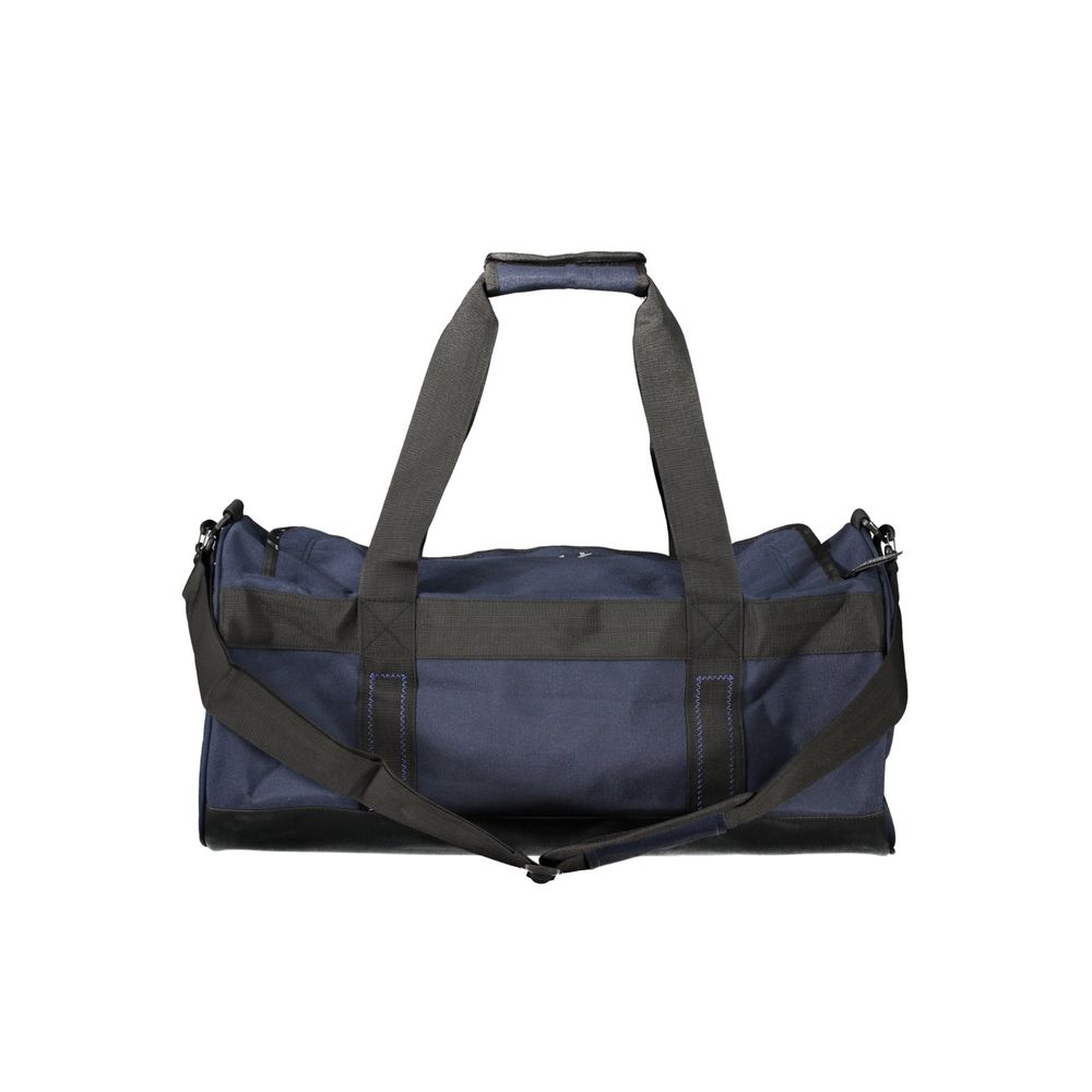 Blue Polyester Mens Bag