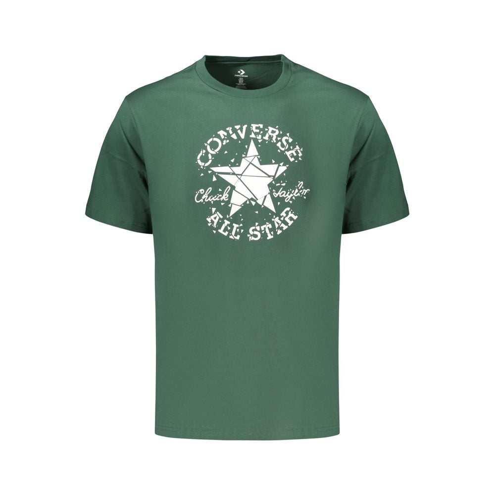 Green Cotton Men's T-Shirt