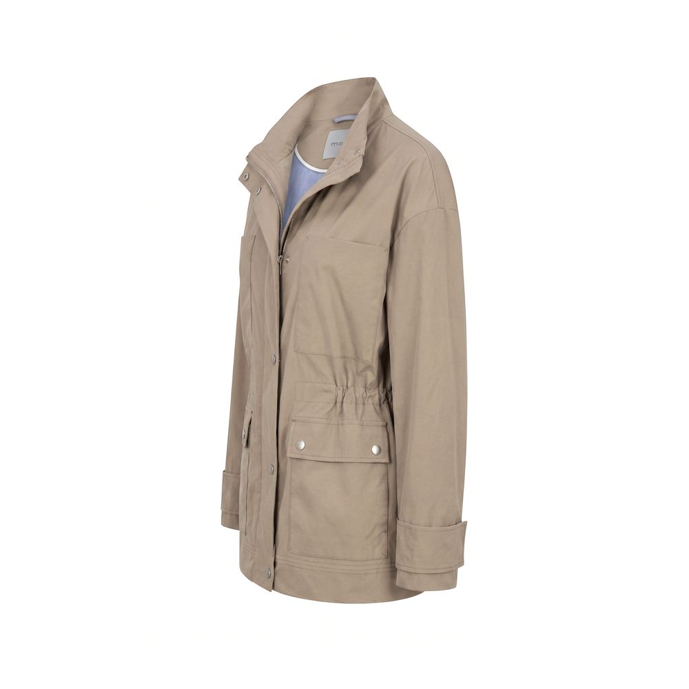 Brown Cotton Women Jacket