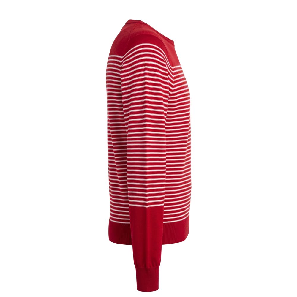 Red Cotton Men Sweater