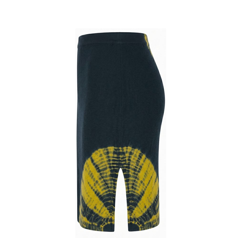 Yellow Cotton Women Skirt