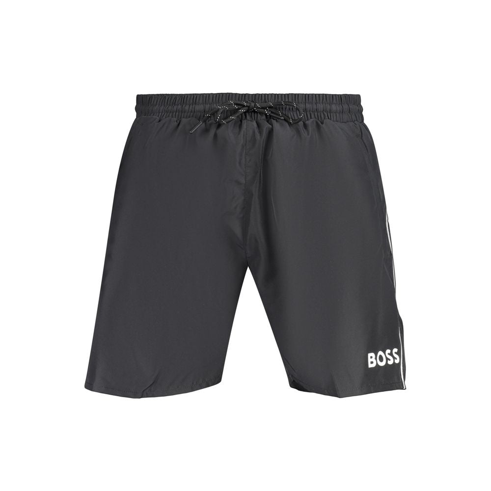 Nero Polyester Men's Shorts