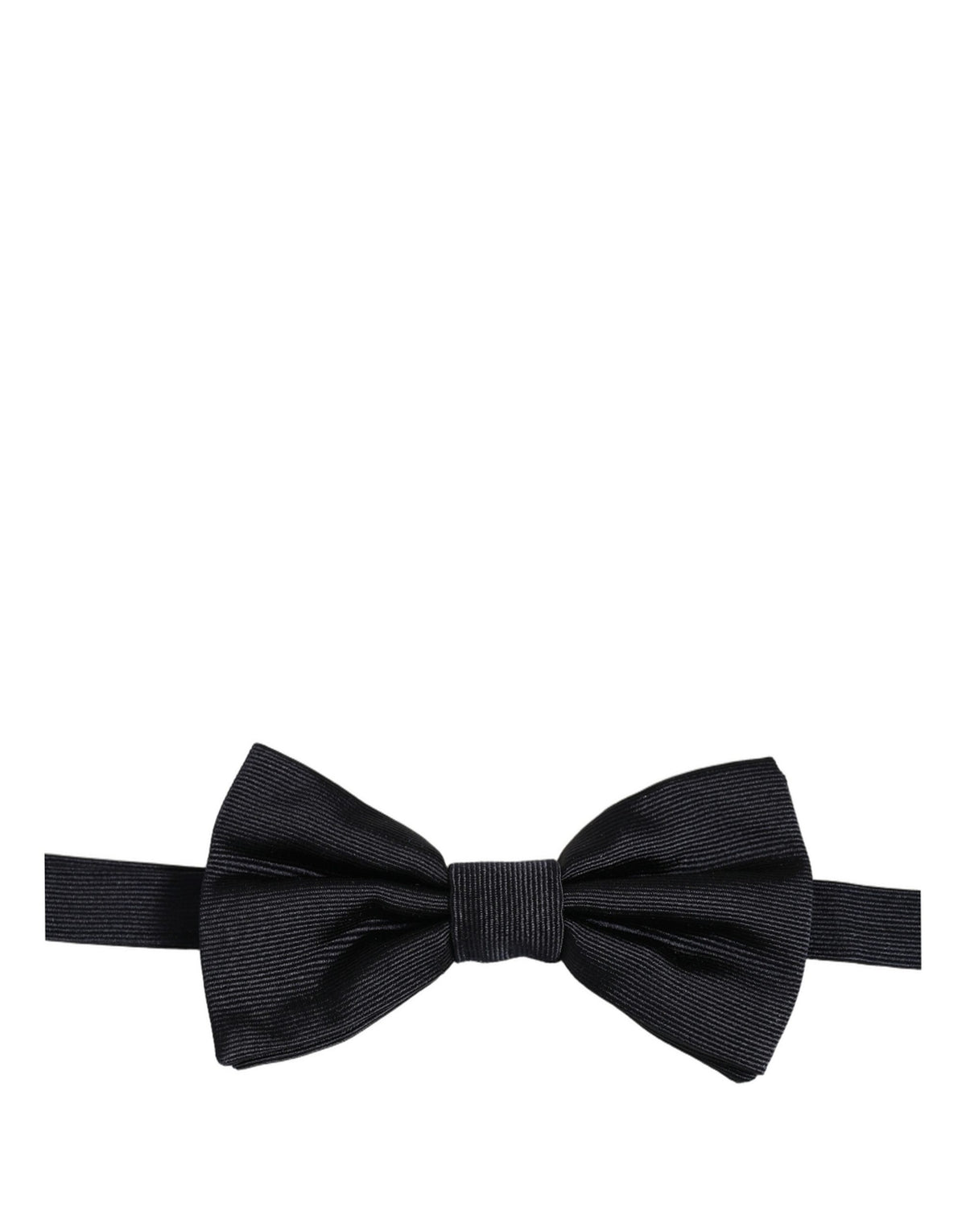 Men Dark Blue 100% Silk Adjustable Neck Papillon Bow Tie