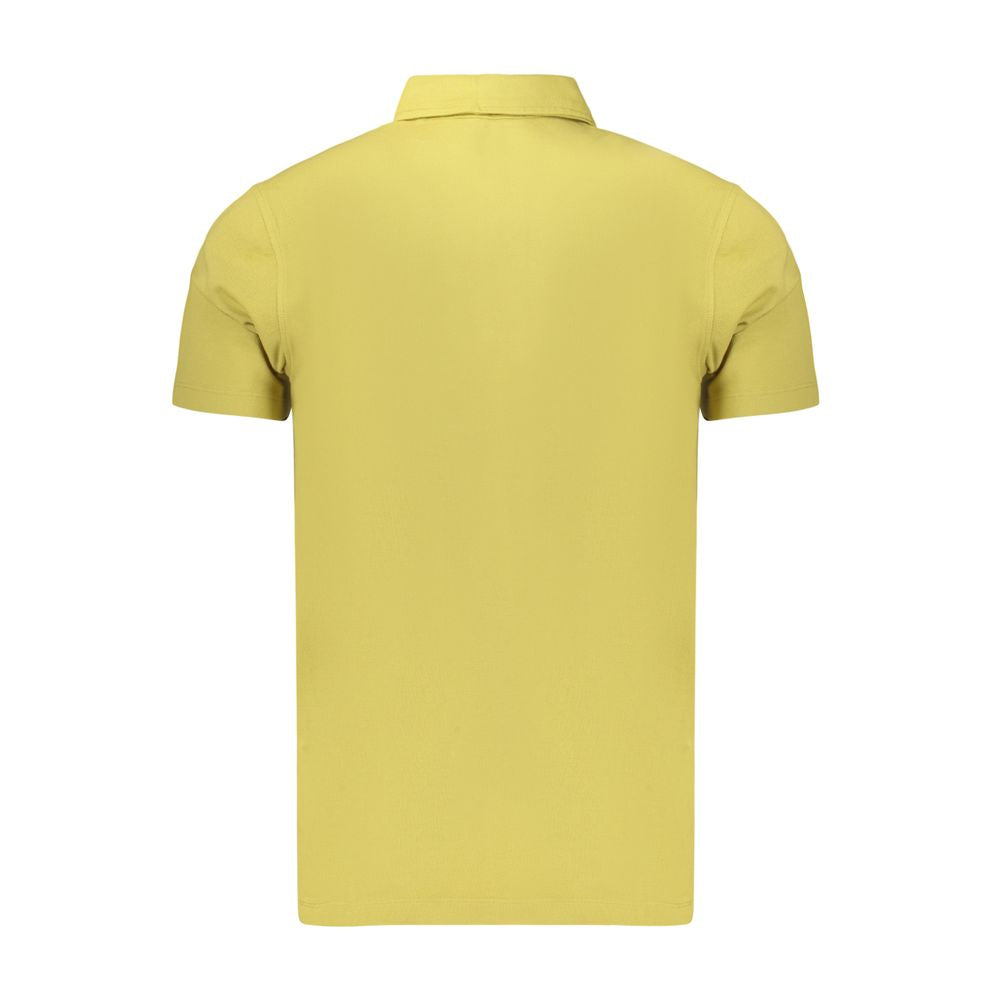 Yellow Cotton Men's Polo