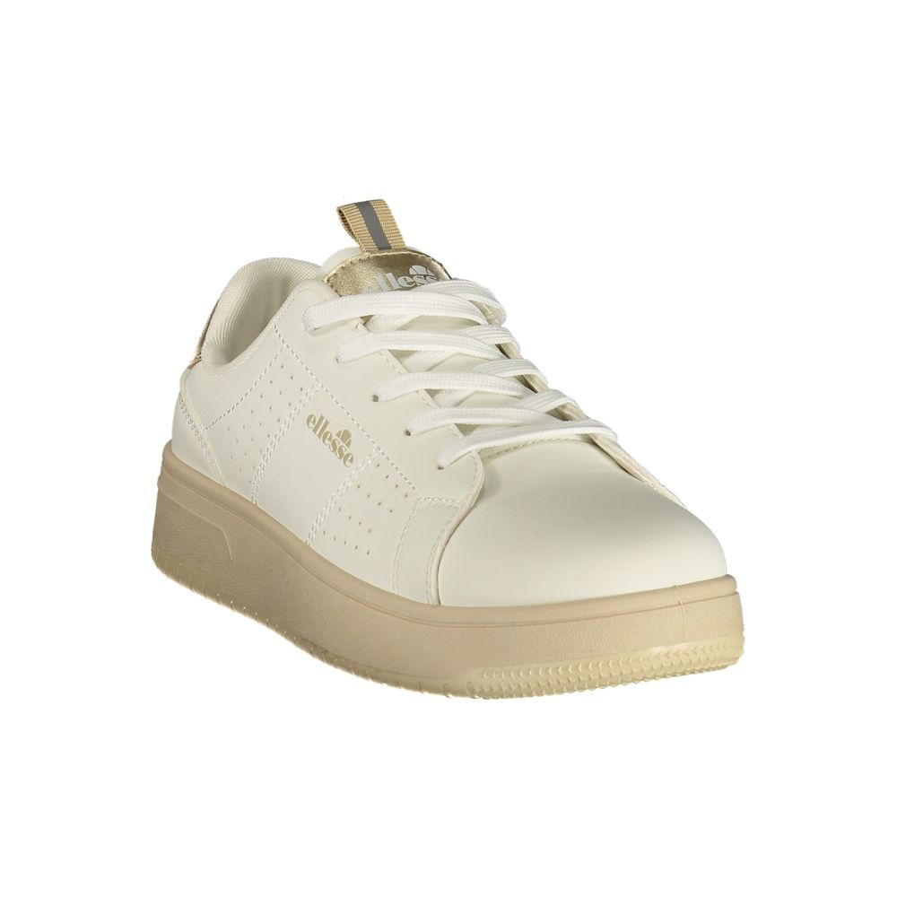 Bianco Polyurethane Women's Sneaker