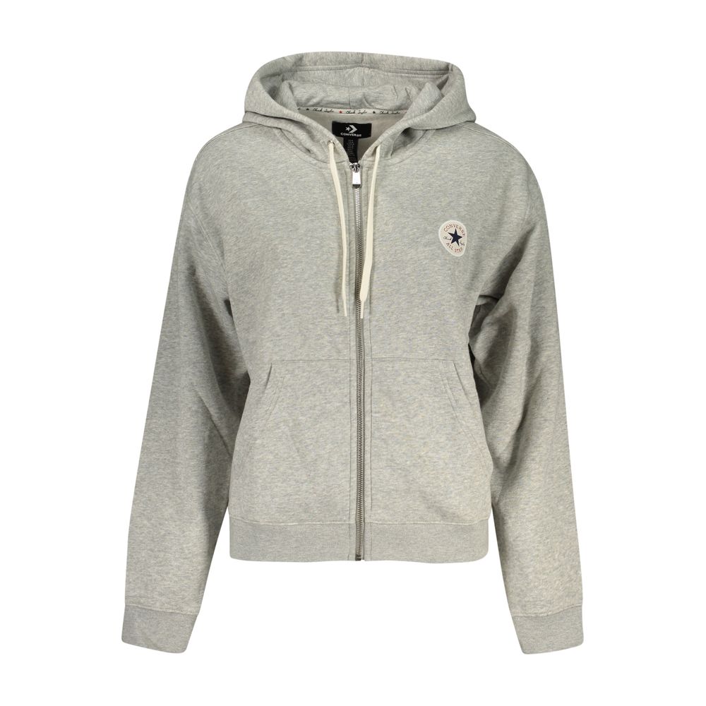 Gray Cotton Womens Sweatshirt