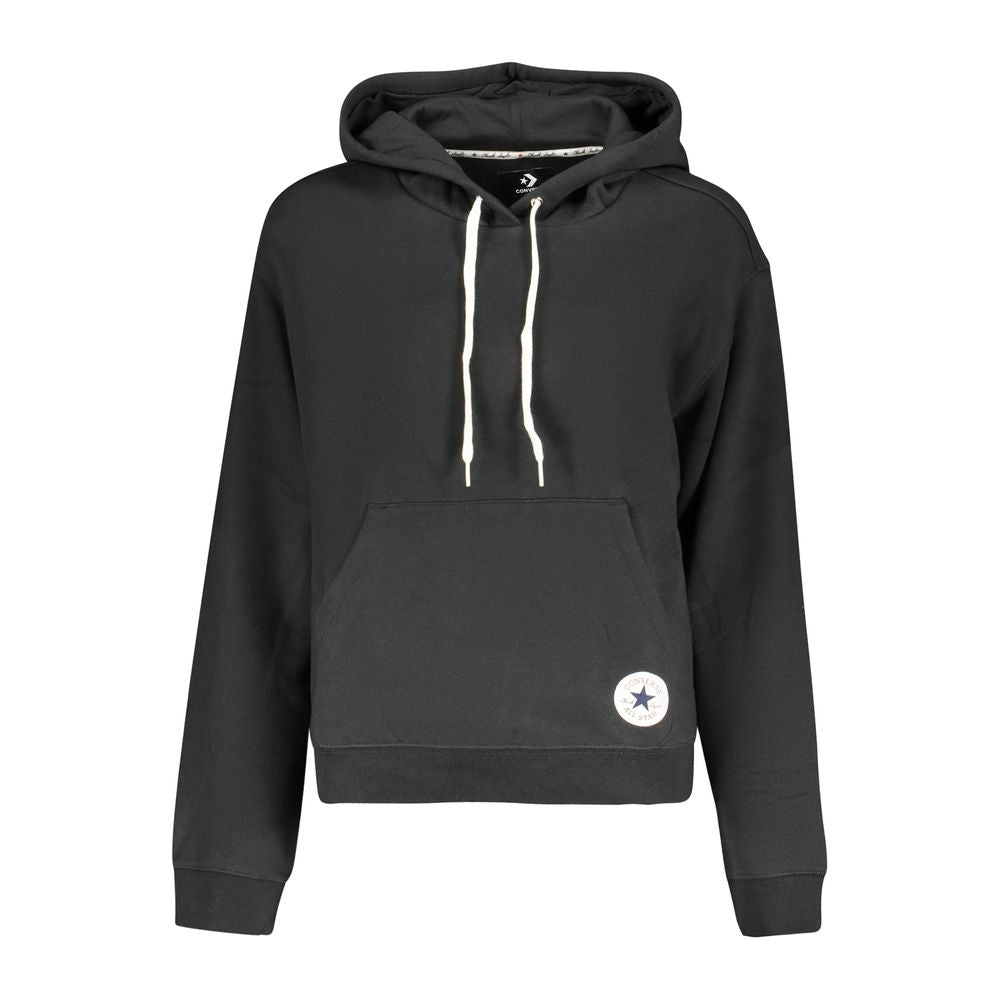 Black Cotton Women's Sweatshirt