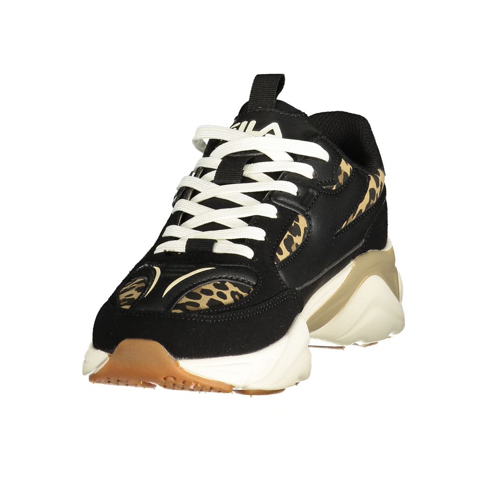 Nero Polyester Womens Sneaker