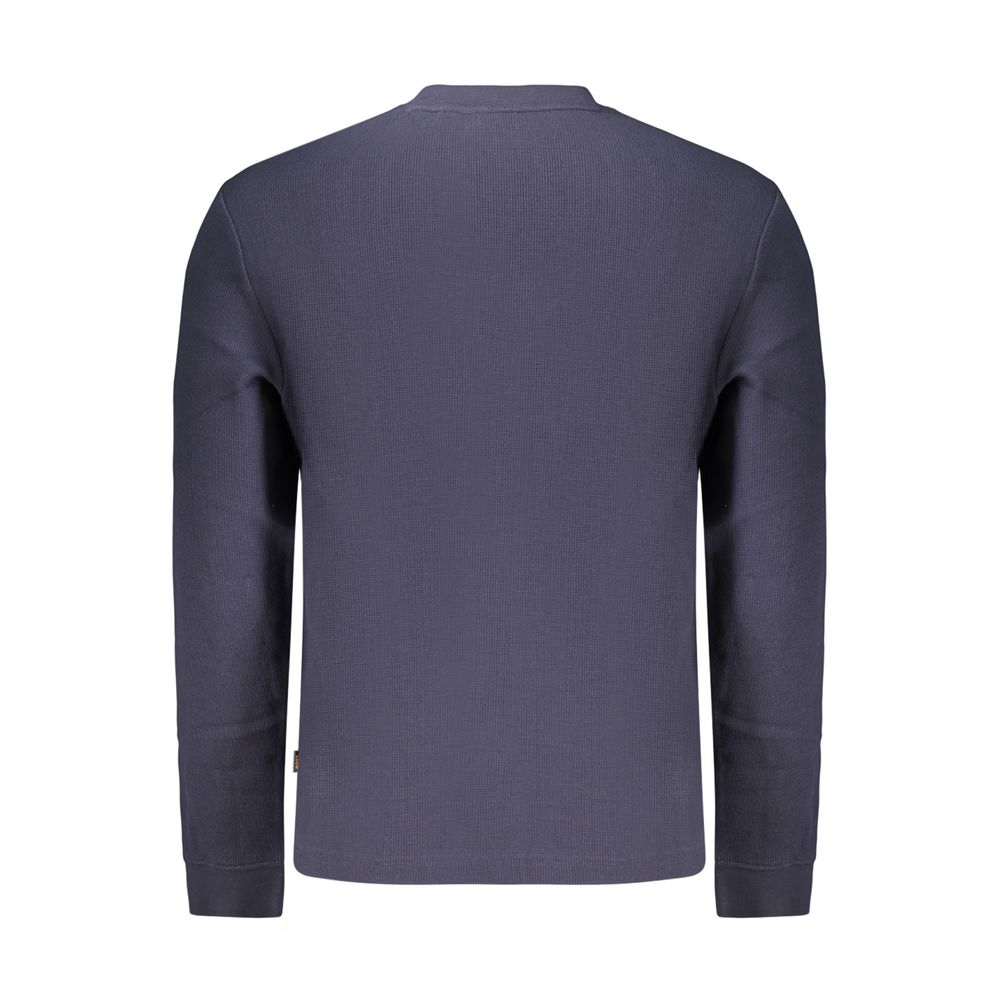 Blue Cotton Mens Shirt