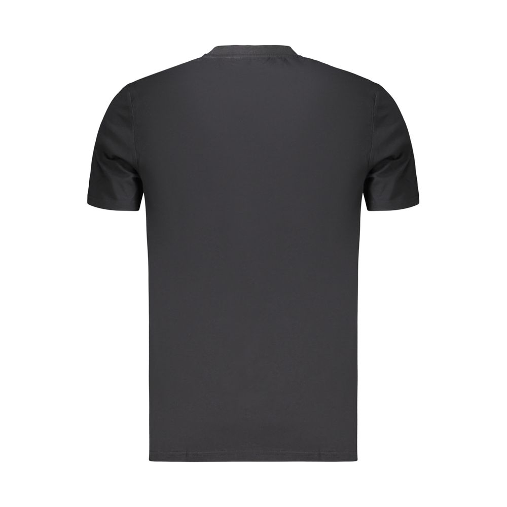 Black Cotton Men's T-Shirt