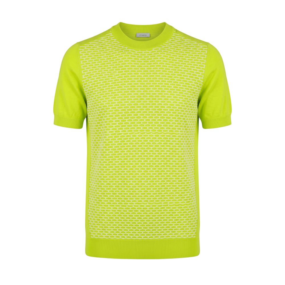 Green Cotton Men Sweater
