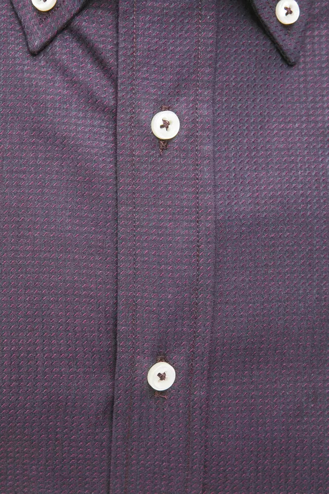 Black Cotton Men's Shirt