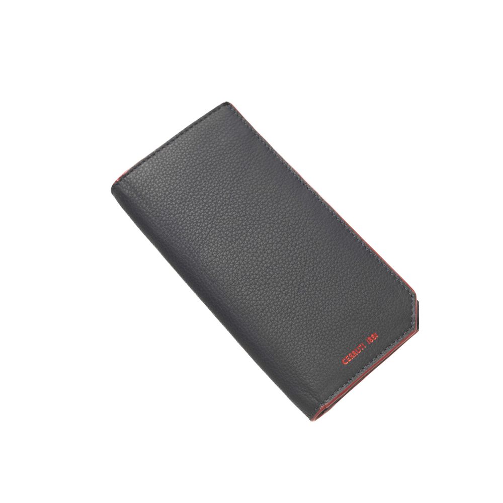 Blue Calfskin Men Wallet