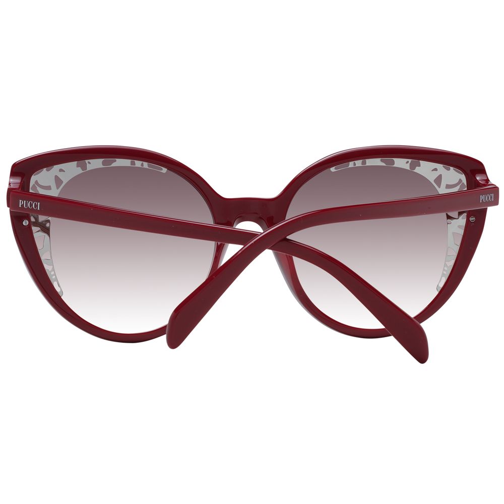 Red Plastic Sunglasses