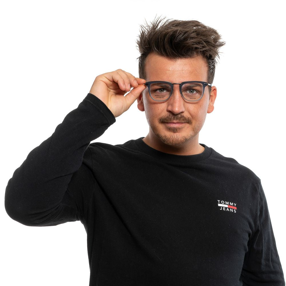 Blue Metal & Plastic Glasses (Frames)