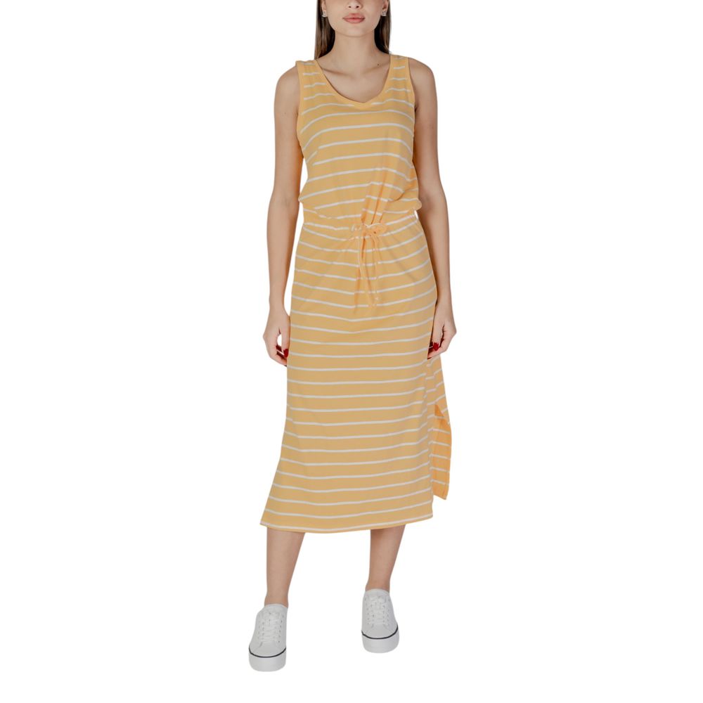Multicolor Cotton Long Dress
