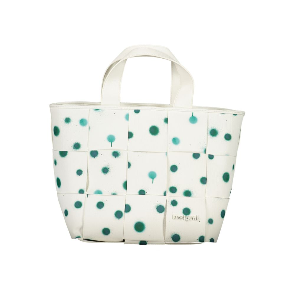 Bianco Poliuretano Women Handbag