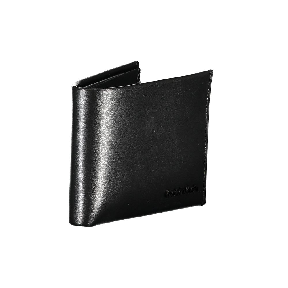 Black Polyester Men's Shoulder Bag