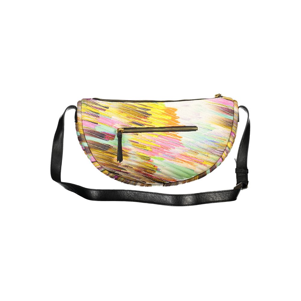 Giallo Polyester Woman Shoulder Bag