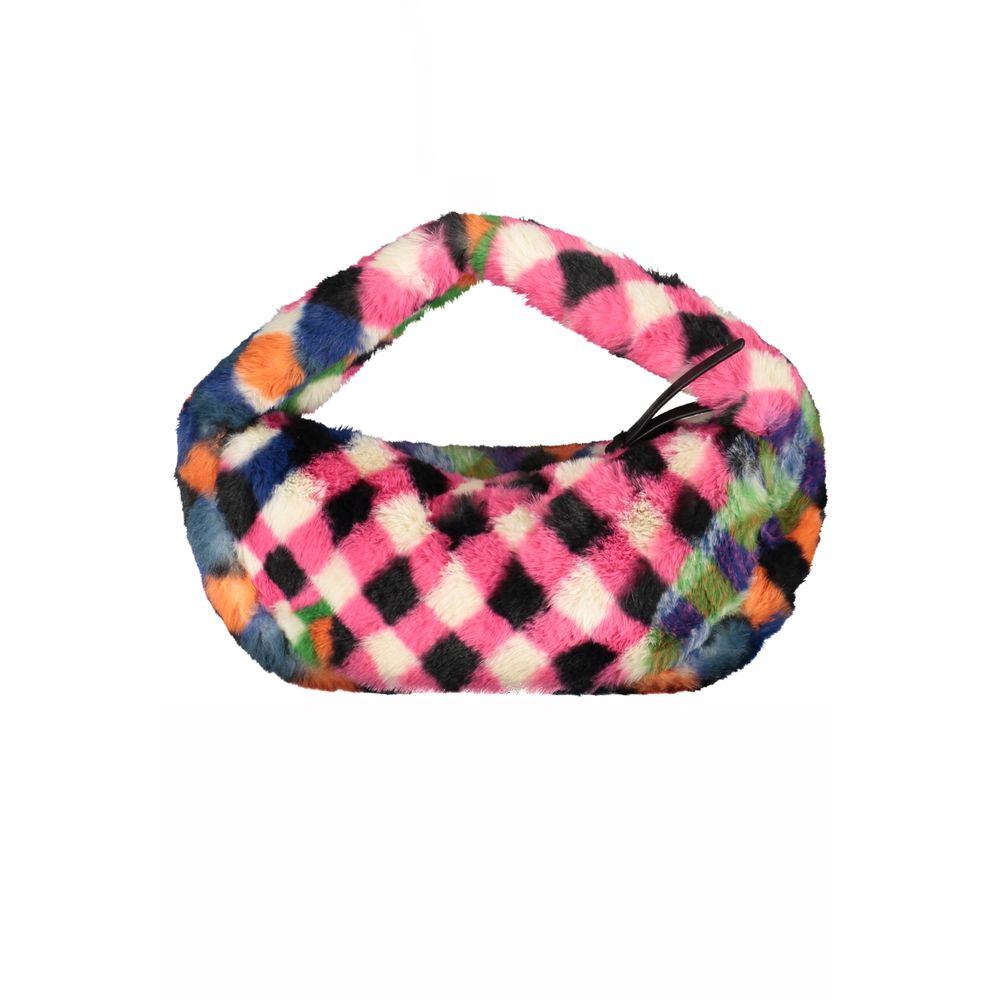 Nero Polyurethane Women Handbag