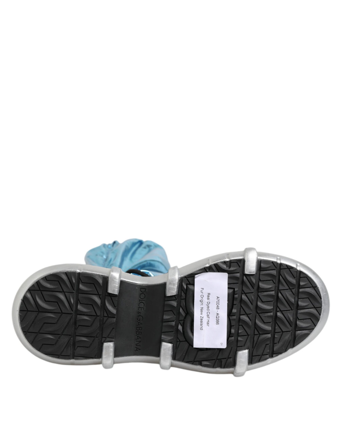 Blue Lace Up Over The Knee Socks Men Boots Shoes