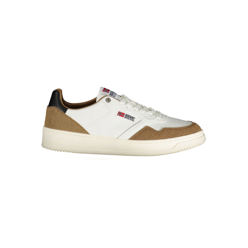 Bianco Polyurethane Men Sneaker