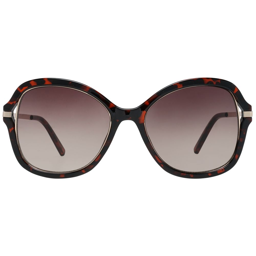 Brown Metal & Plastic Sunglasses
